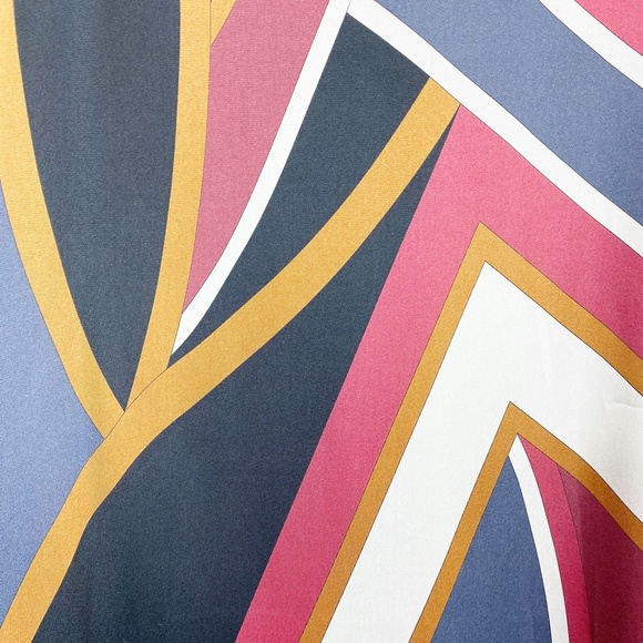 El Corte Ingles Ruffle Sleeve Flowing Dress Printe - Picture 16 of 16